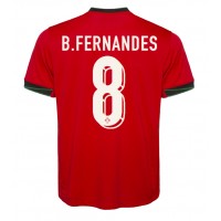 Camisa de time de futebol Portugal Bruno Fernandes #8 Replicas 1º Equipamento Europeu 2024 Manga Curta